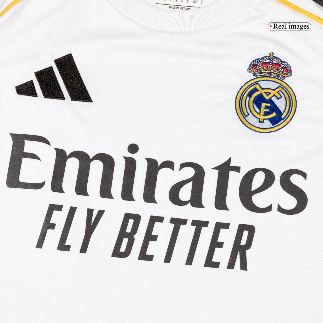 VINI JR. #7 Real Madrid Hjemme Hvit Herrer Fan-drakt 2025/26