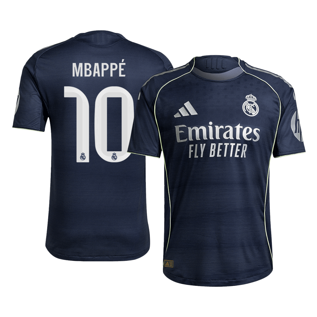 MBAPPÉ #10 Real Madrid Borte Herrer Matchdrakt 2025/26