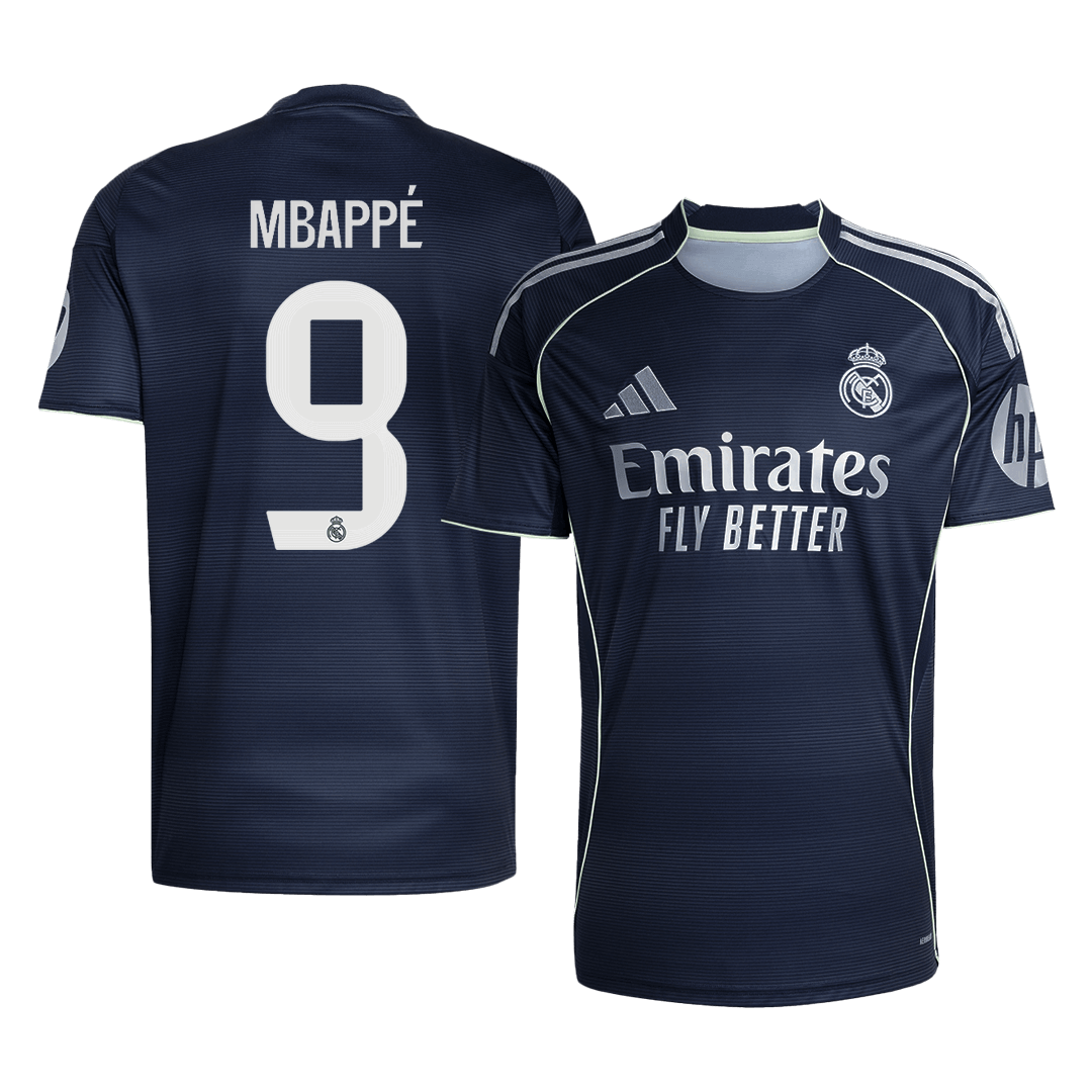 MBAPPÉ #9 Real Madrid Borte Herrer Fan-drakt 2025/26