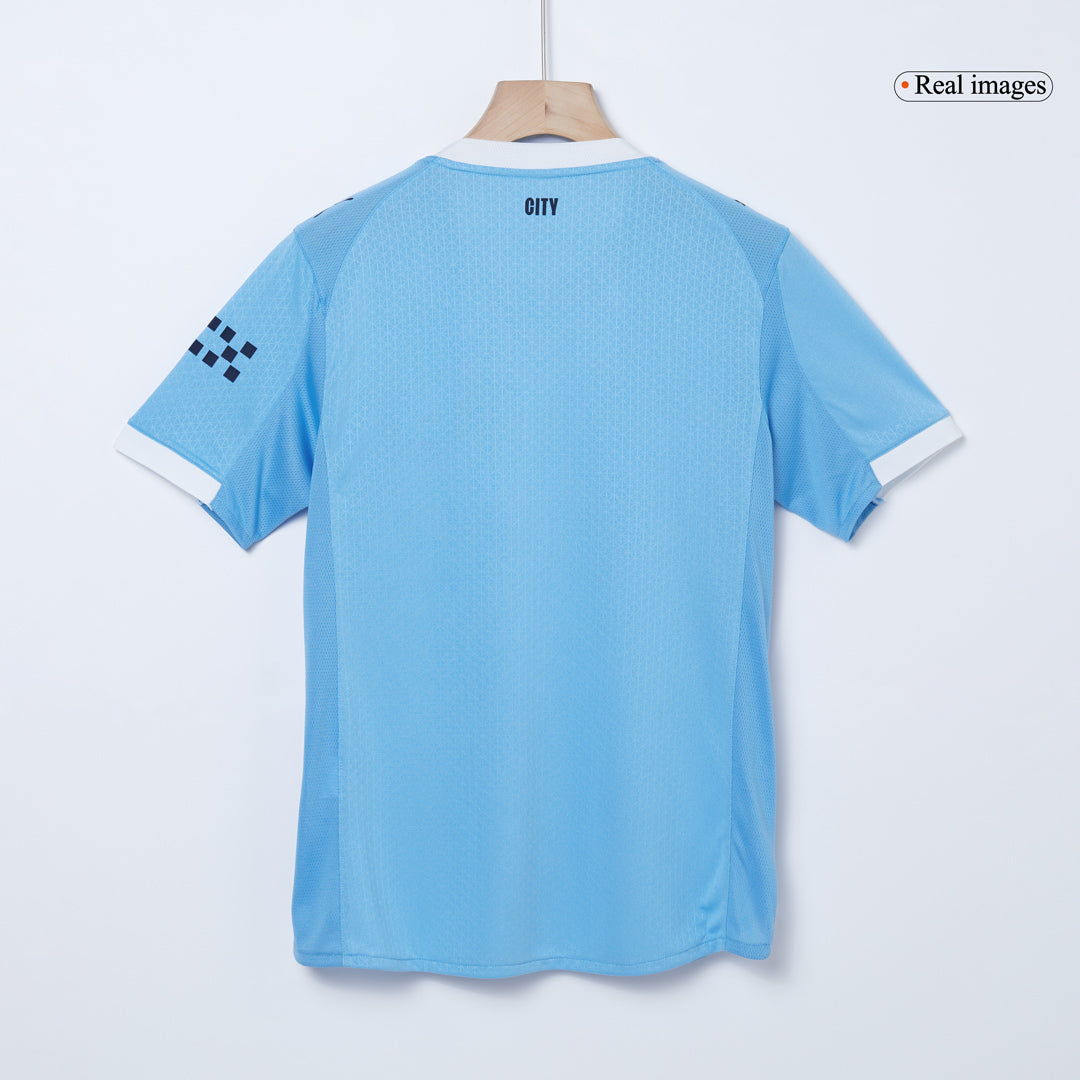 HAALAND #9 Manchester City Hjemme Herrer Matchdrakt 2025/26 – Klubb-VM