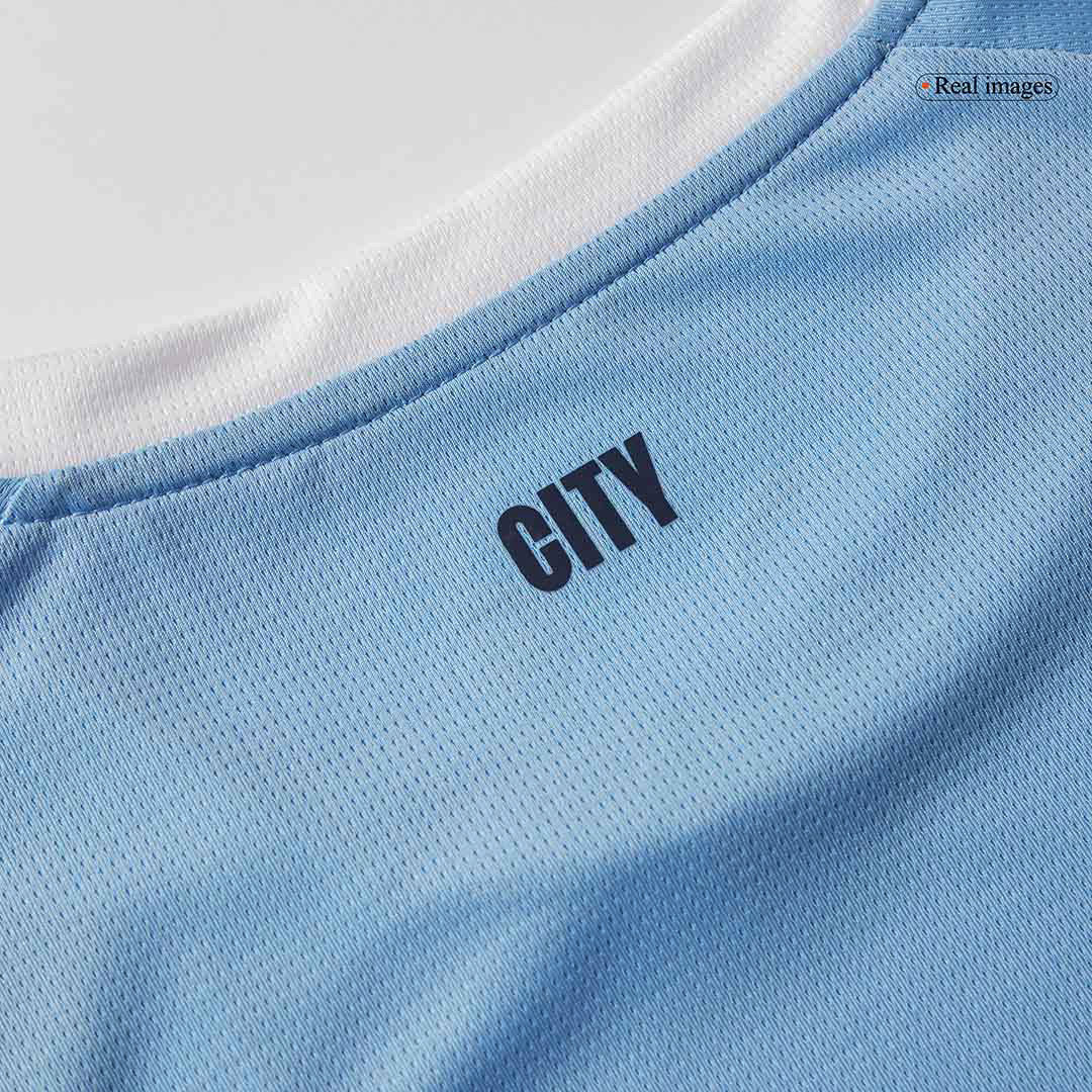 DE BRUYNE #17 Manchester City Hjemme Herrer Fan-drakt 2025/26