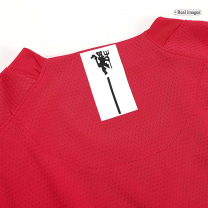 Manchester United 2007/08 Hjemme Retro drakt Langermet – UCL-finale
