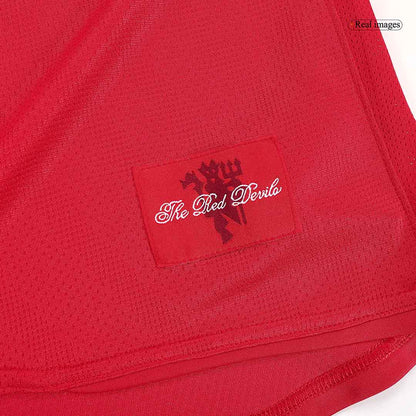 Manchester United 2007/08 Hjemme Retro drakt Langermet – UCL-finale