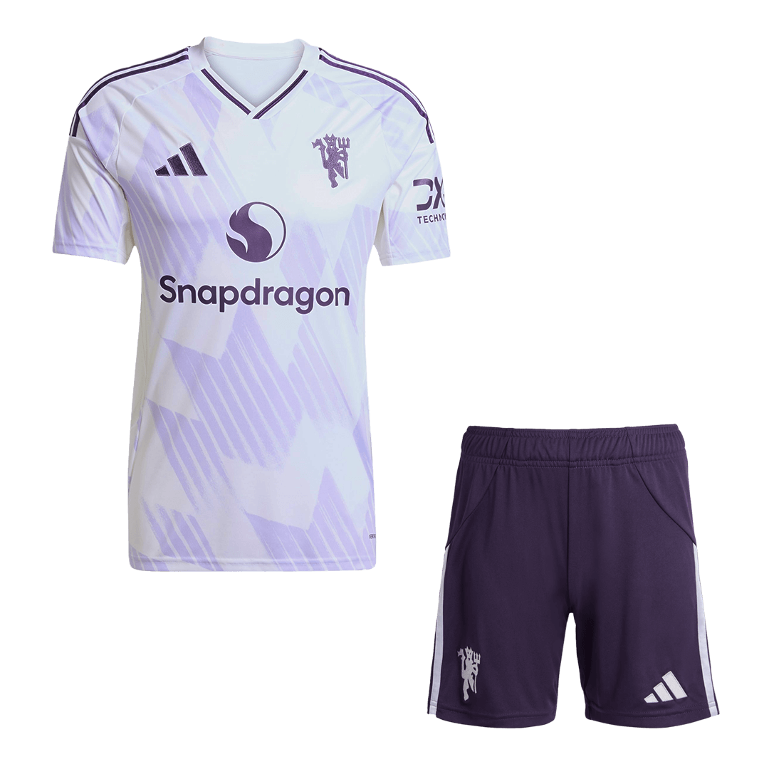 Manchester United Borte Herrer Drakt + Shorts 2025/26