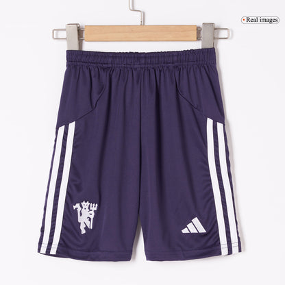 Manchester United Borte Barn Drakt + Shorts 2025/26