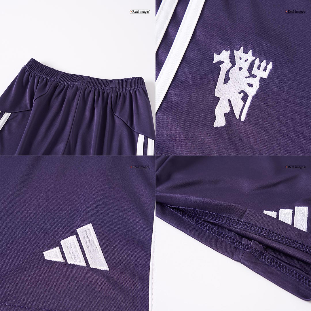 Manchester United Borte Barn Drakt + Shorts 2025/26