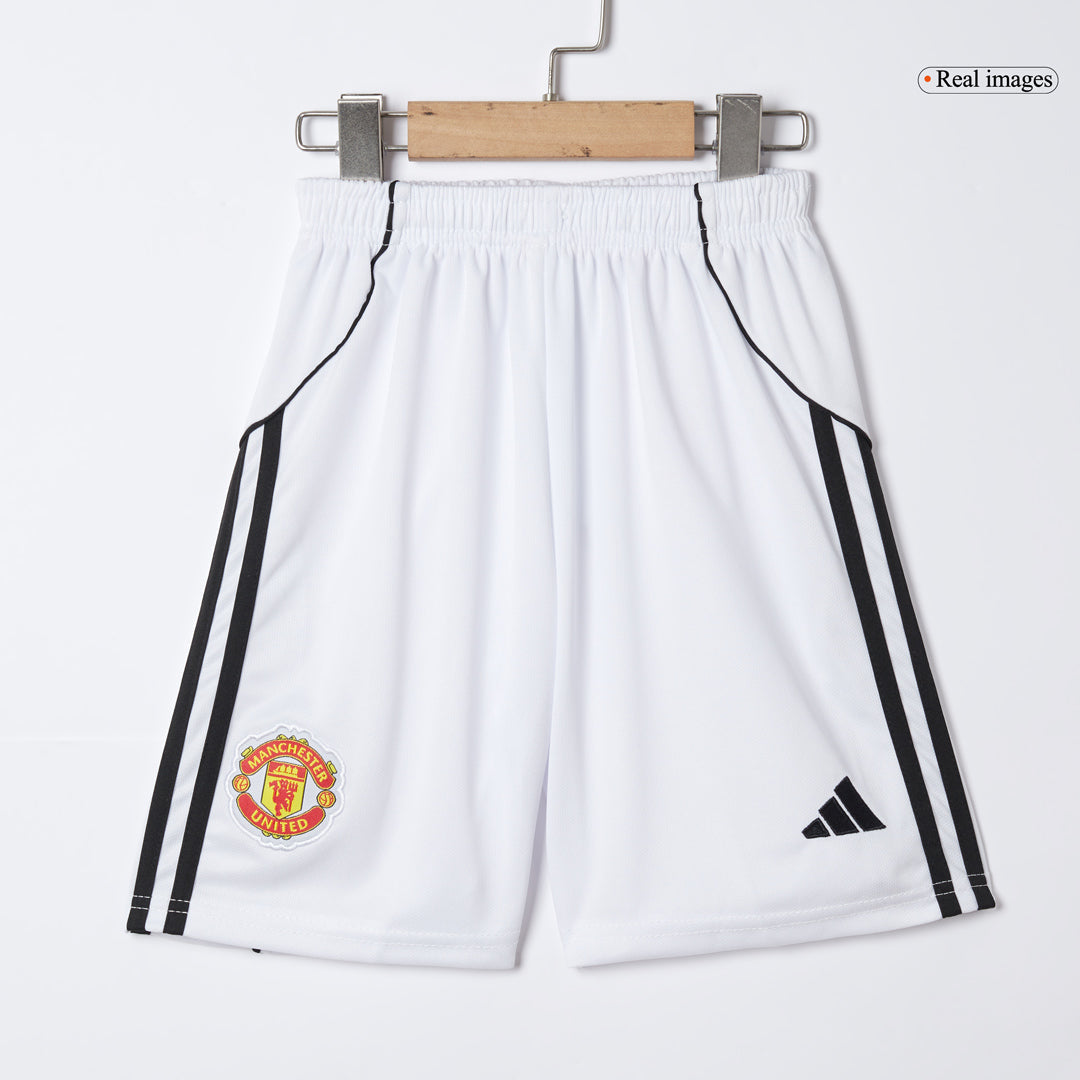 Manchester United Hjemme Barn Drakt + Shorts 2025/26