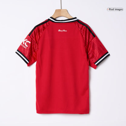 Manchester United Hjemme Barn Drakt + Shorts 2025/26