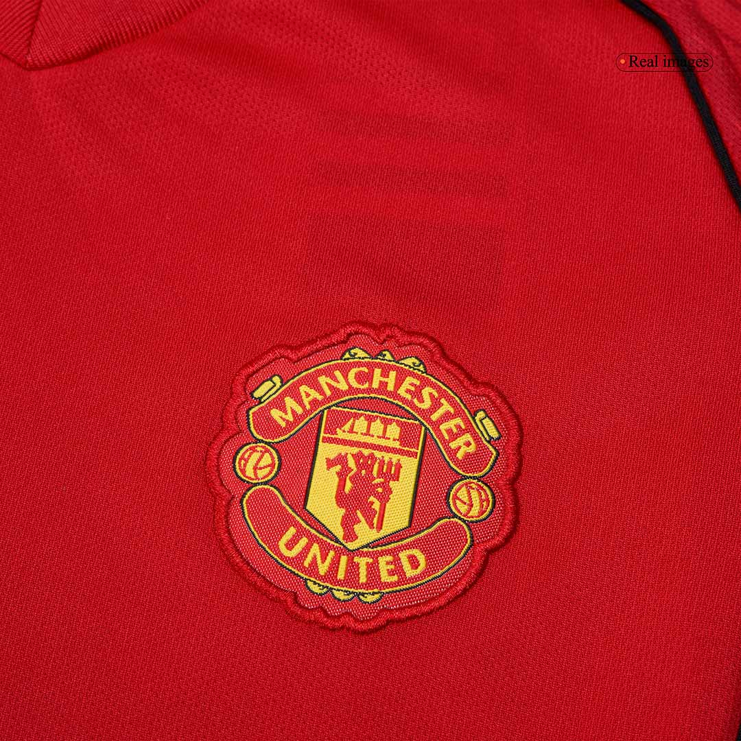 Manchester United Hjemme Barn Draktsett 2025/26 – Trøye + Shorts + Strømper