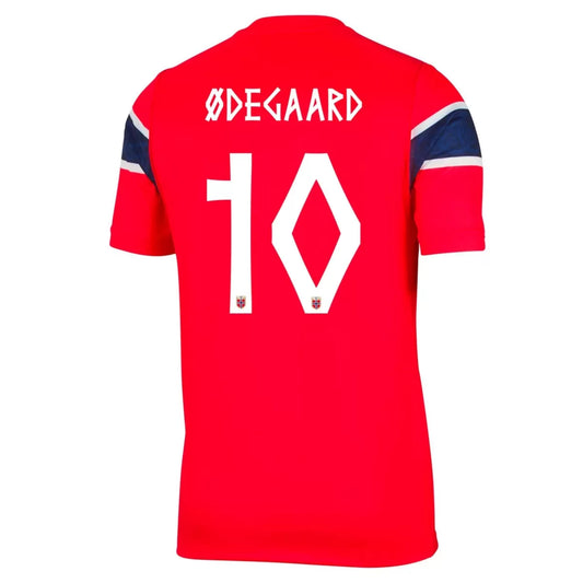Norge Hjemme Herrer Fan-drakt Ødegaard #10 – VM 2026