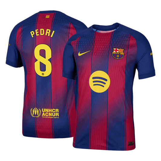 PEDRI #8 Barcelona Hjemme Herrer Matchdrakt 2025/26