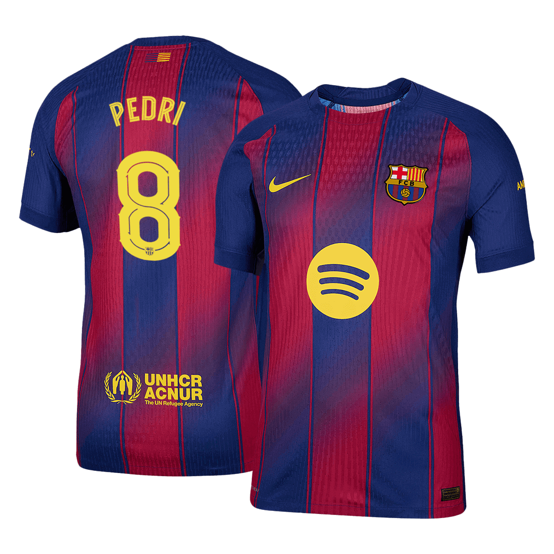 PEDRI #8 Barcelona Hjemme UCL Herrer Matchdrakt 2025/26