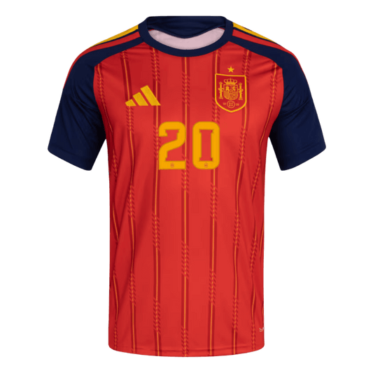 Spania Hjemme Herrer Fan-drakt PEDRI #20 – VM 2026