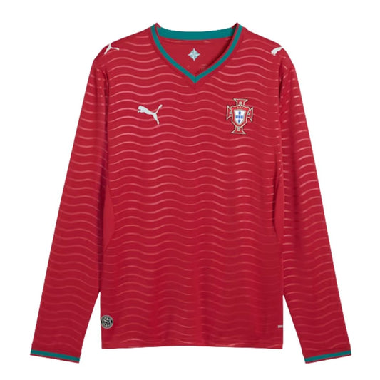 Portugal Hjemme Herrer Fan-drakt Langermet – VM 2026