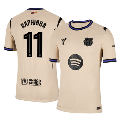 RAPHINHA #11 Barcelona Borte UCL Herrer Matchdrakt 2025/26