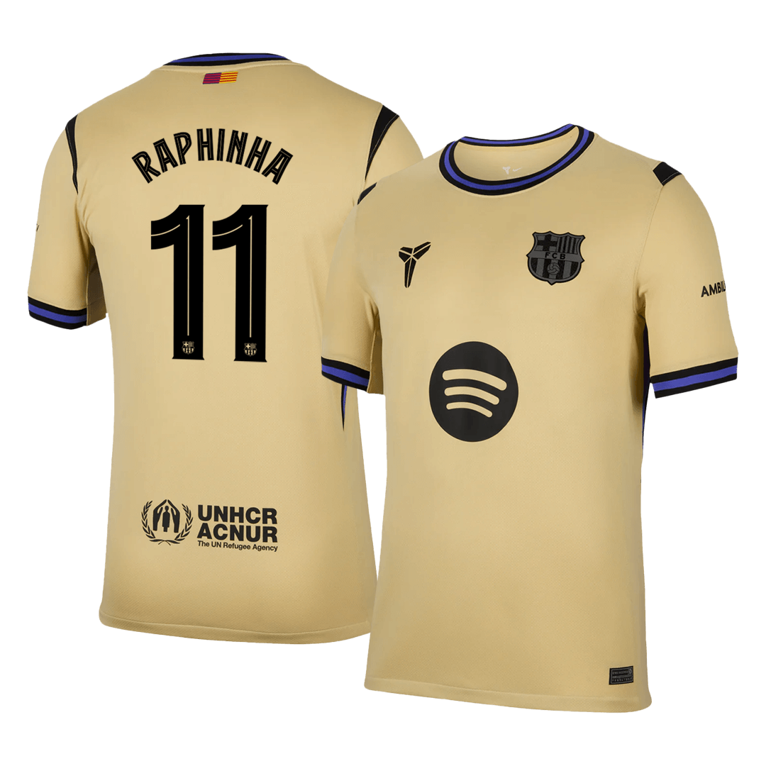RAPHINHA #11 Barcelona Borte UCL Herrer Fan-drakt 2025/26
