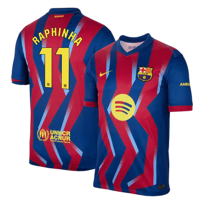 RAPHINHA #11 Barcelona Fjerde 'El Clásico' Herrer Fan-drakt 2025/26