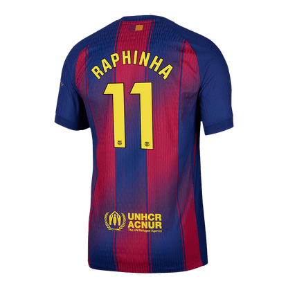 RAPHINHA #11 Barcelona Hjemme Herrer Matchdrakt 2025/26