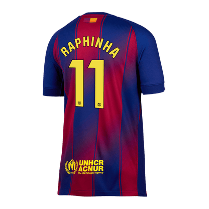 RAPHINHA #11 Barcelona Hjemme Herrer Fan-drakt 2025/26