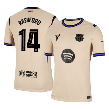 RASHFORD #14 Barcelona Borte UCL Herrer Matchdrakt 2025/26