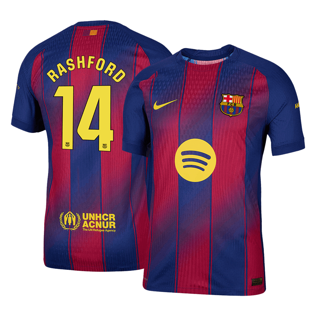 RASHFORD #14 Barcelona Hjemme Herrer Matchdrakt 2025/26