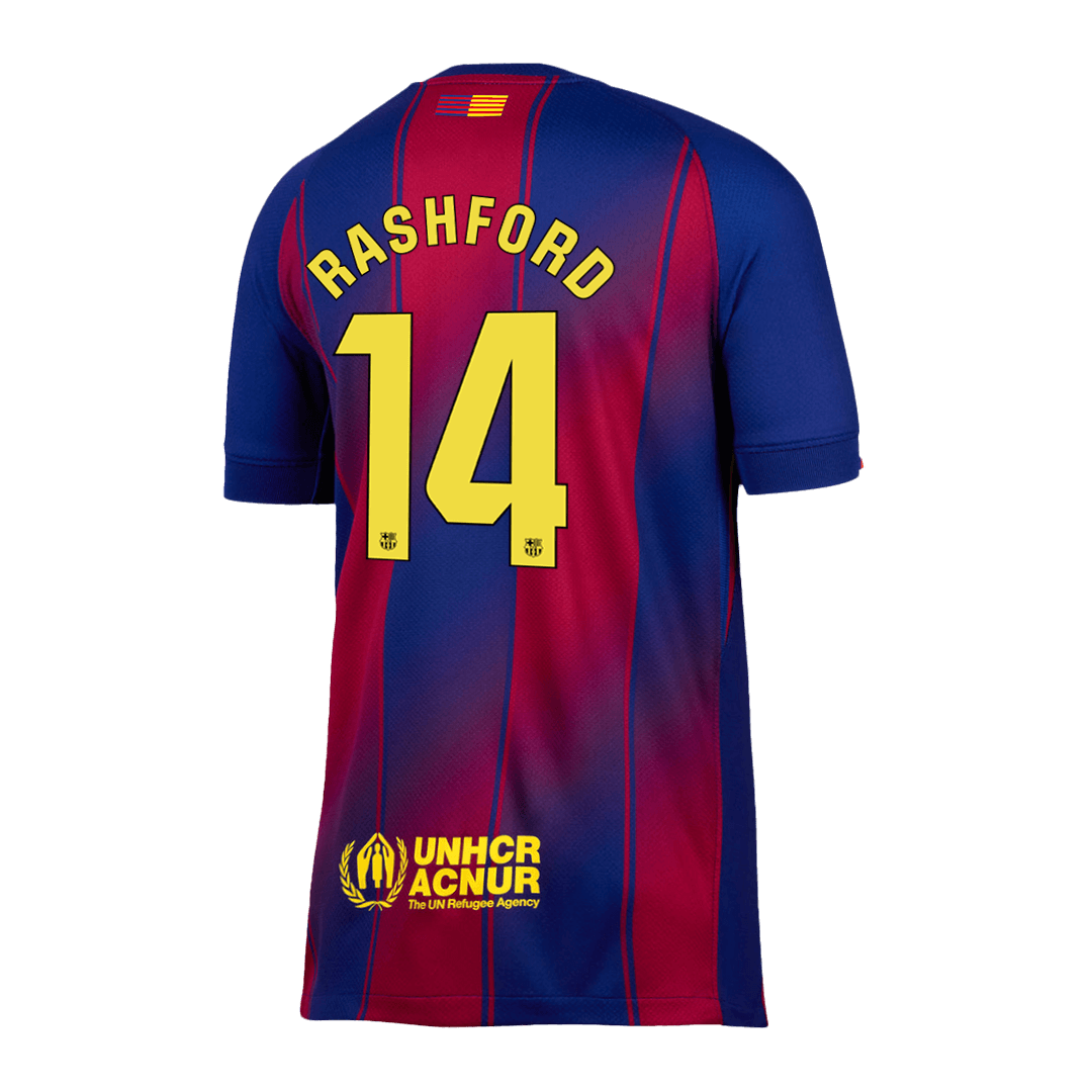 RASHFORD #14 Barcelona Hjemme Herrer Fan-drakt 2025/26