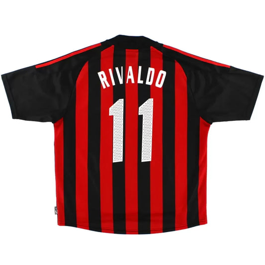 RIVALDO #10 AC Milan 2002/03 Hjemme Retro drakt