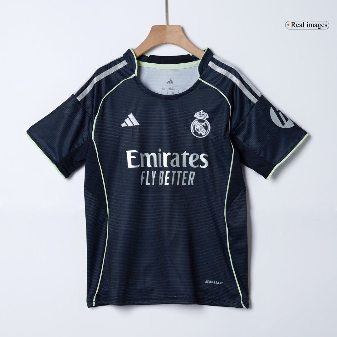 Real Madrid Borte Barn Drakt + Shorts 2025/26