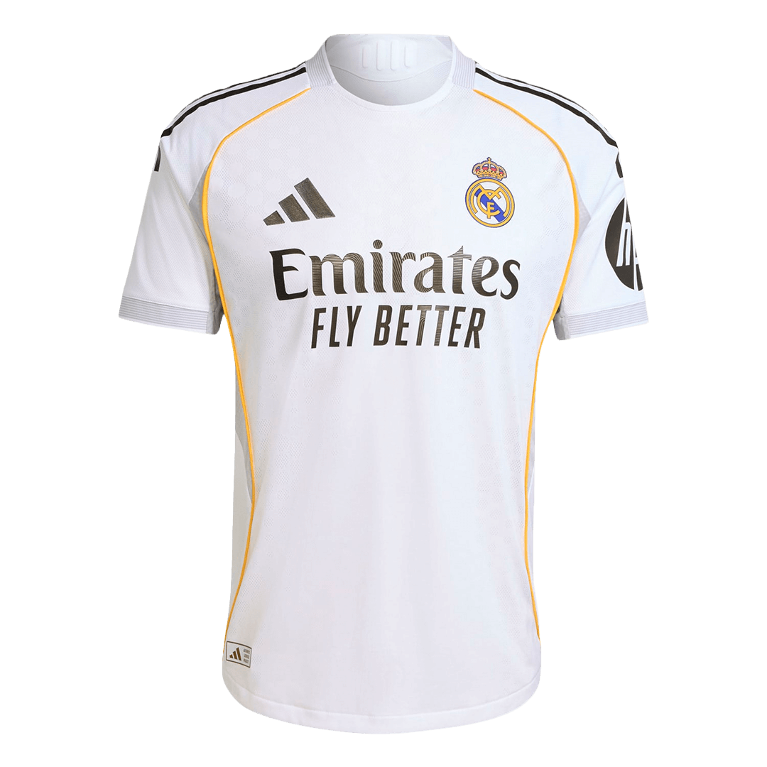 BELLINGHAM #5 Real Madrid Hjemme Hvit Herrer Matchdrakt 2025/26