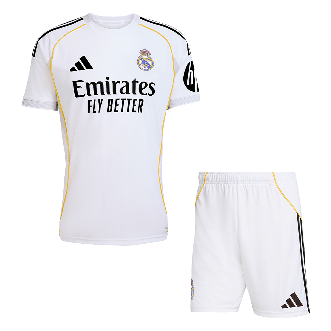 Real Madrid Hjemme Hvit Herrer Drakt + Shorts 2025/26