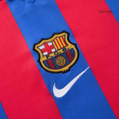XAVI #6 Barcelona 2001/02 Hjemme Retro drakt