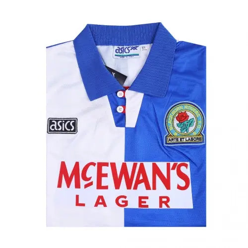 Shearer #9 Blackburn Rovers 1994/95 Hjemme Retro drakt