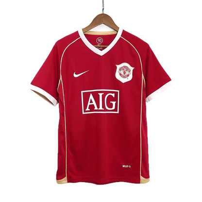 Heinze #4 Manchester United 2006/07 Hjemme Retro drakt