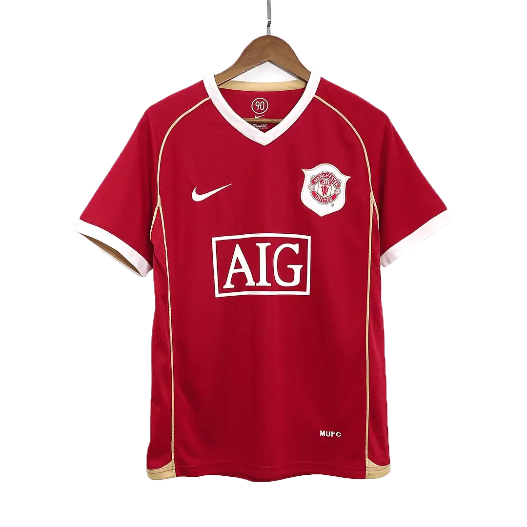 Solskjaer #20 Manchester United 2006/07 Hjemme Retro drakt