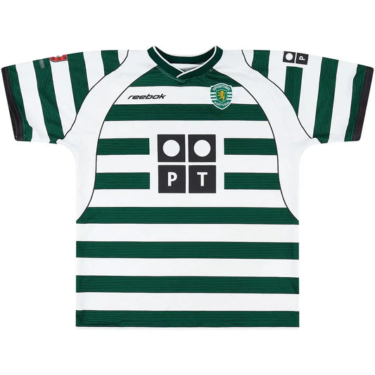 C.RONALDO #28 Sporting CP 2001/03 Hjemme Retro drakt