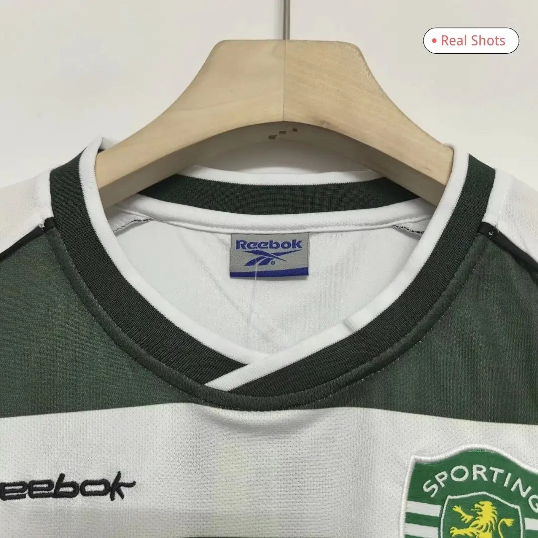 C.RONALDO #28 Sporting CP 2001/03 Hjemme Retro drakt