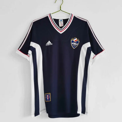 Mijatović #9 Yugoslavia 1998 Hjemme Retro drakt