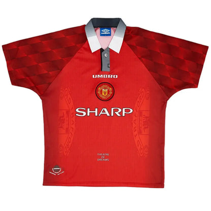Manchester United 1996/98 Hjemme Retro drakt