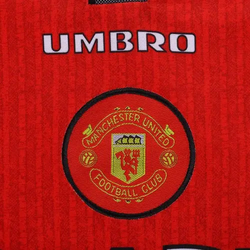 Scholes #18 Manchester United 1996/98 Hjemme Retro drakt