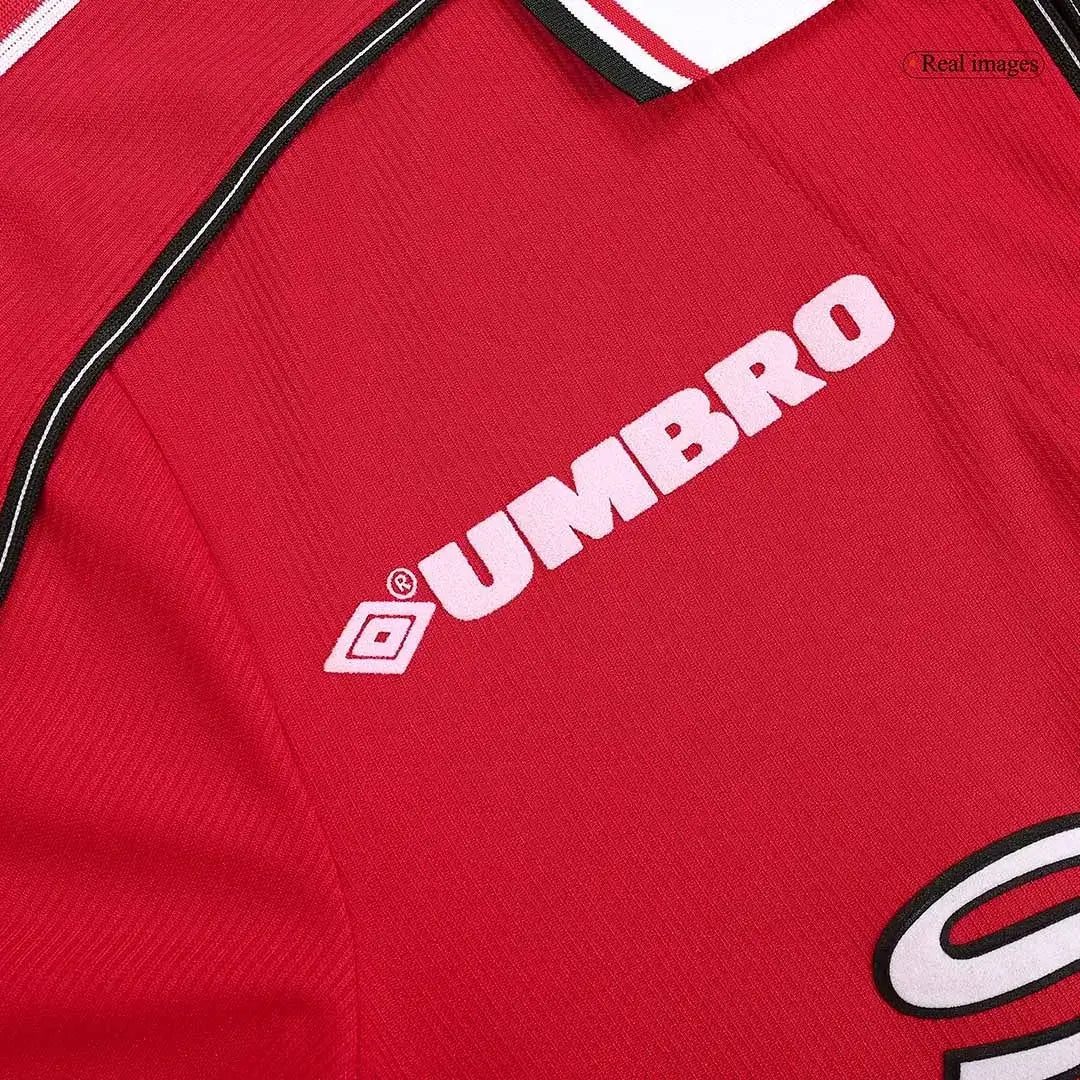 Manchester United 1998/99 Hjemme Retro drakt