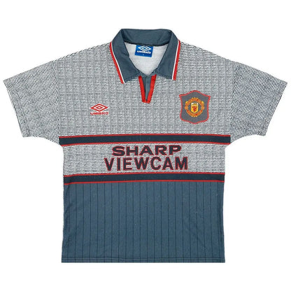Beckham #24 Manchester United 1995/96 Tredje Retro drakt