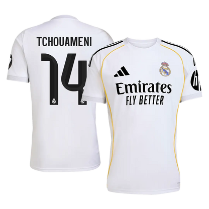 TCHOUAMENI #14 Real Madrid Hjemme Herrer Fan-drakt 2025/26