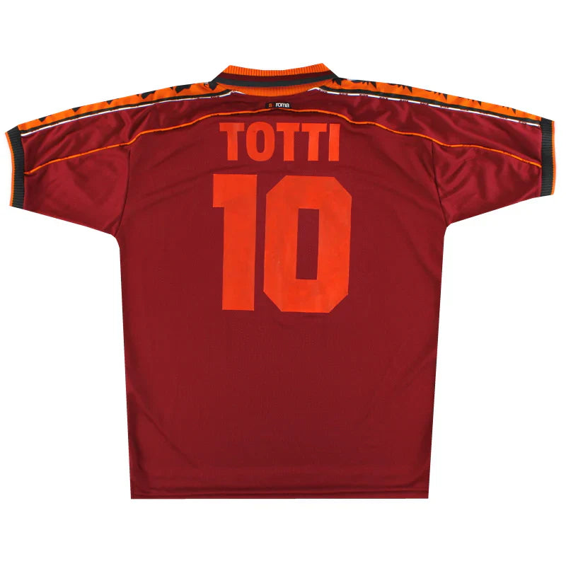 TOTTI #10 Roma 1998/99 Hjemme Retro drakt