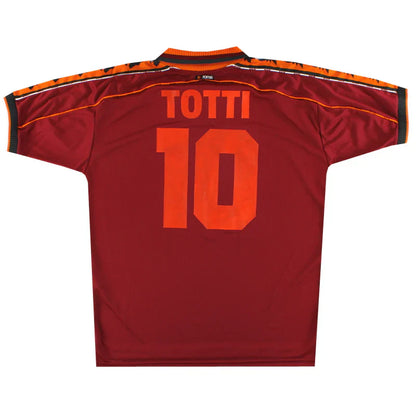TOTTI #10 Roma 1998/99 Hjemme Retro drakt