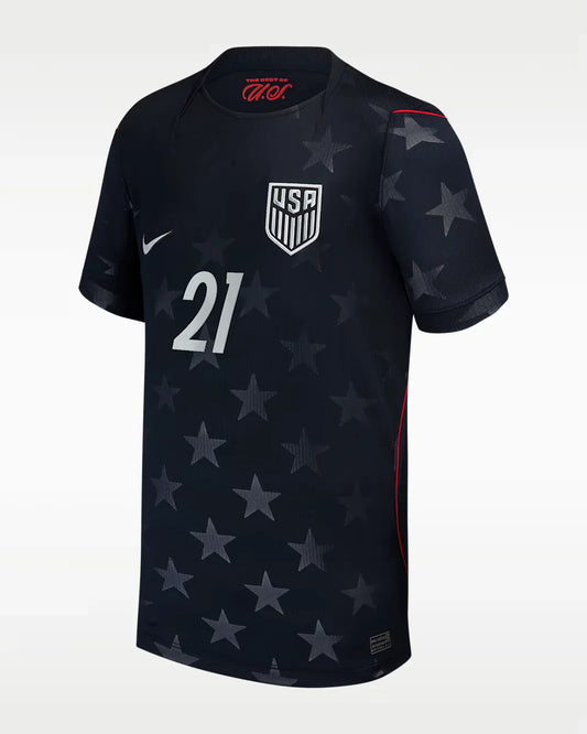 USA Borte Herrer Fan-drakt Timothy Weah #21 – VM 2026