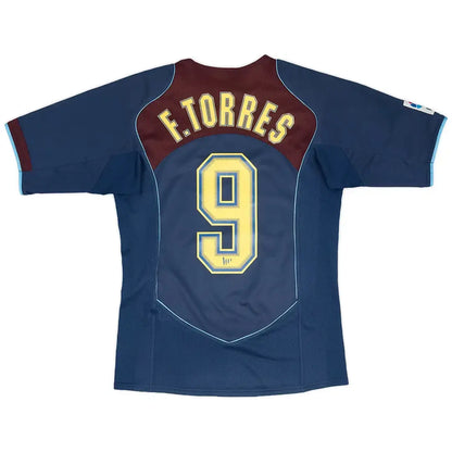 Torres #9 Atletico Madrid 2004/05 Borte Retro drakt