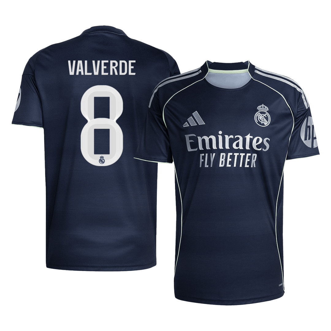 VALVERDE #8 Real Madrid Borte Herrer Fan-drakt 2025/26