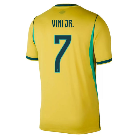Brasil Hjemme Herrer Fan-drakt Vini Jr. #7 – VM 2026
