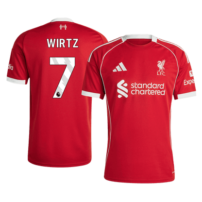 WIRTZ #7 Liverpool Hjemme Herrer Fan-drakt 2025/26