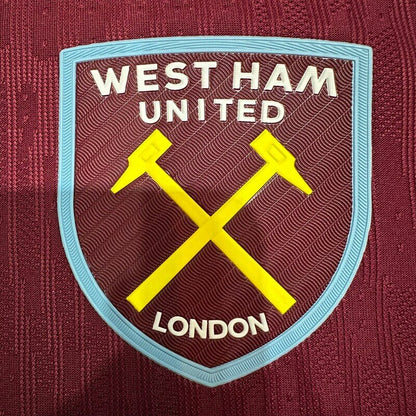 West Ham United Hjemme Herrer Matchdrakt 2025/26